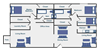 3 bedroom apartment floor plan